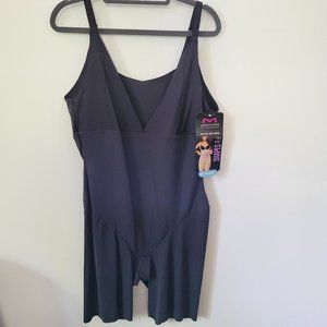 Black Maidenform Open Bust Body Shaper Size 3XL Cool Comfort